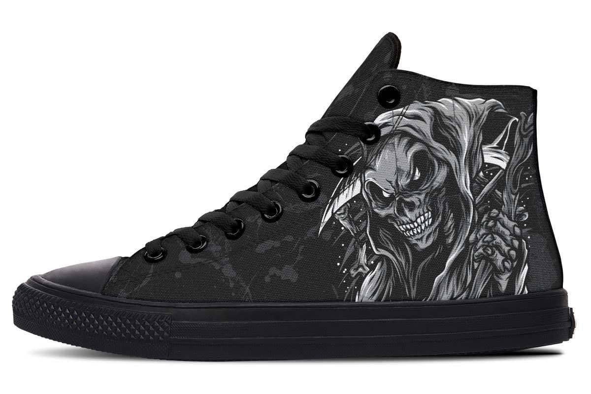 image-High Top Canvas Shoes For Printing Lovers
