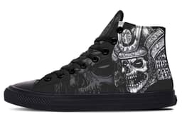 image-High Top Canvas Shoes For Printing Lovers