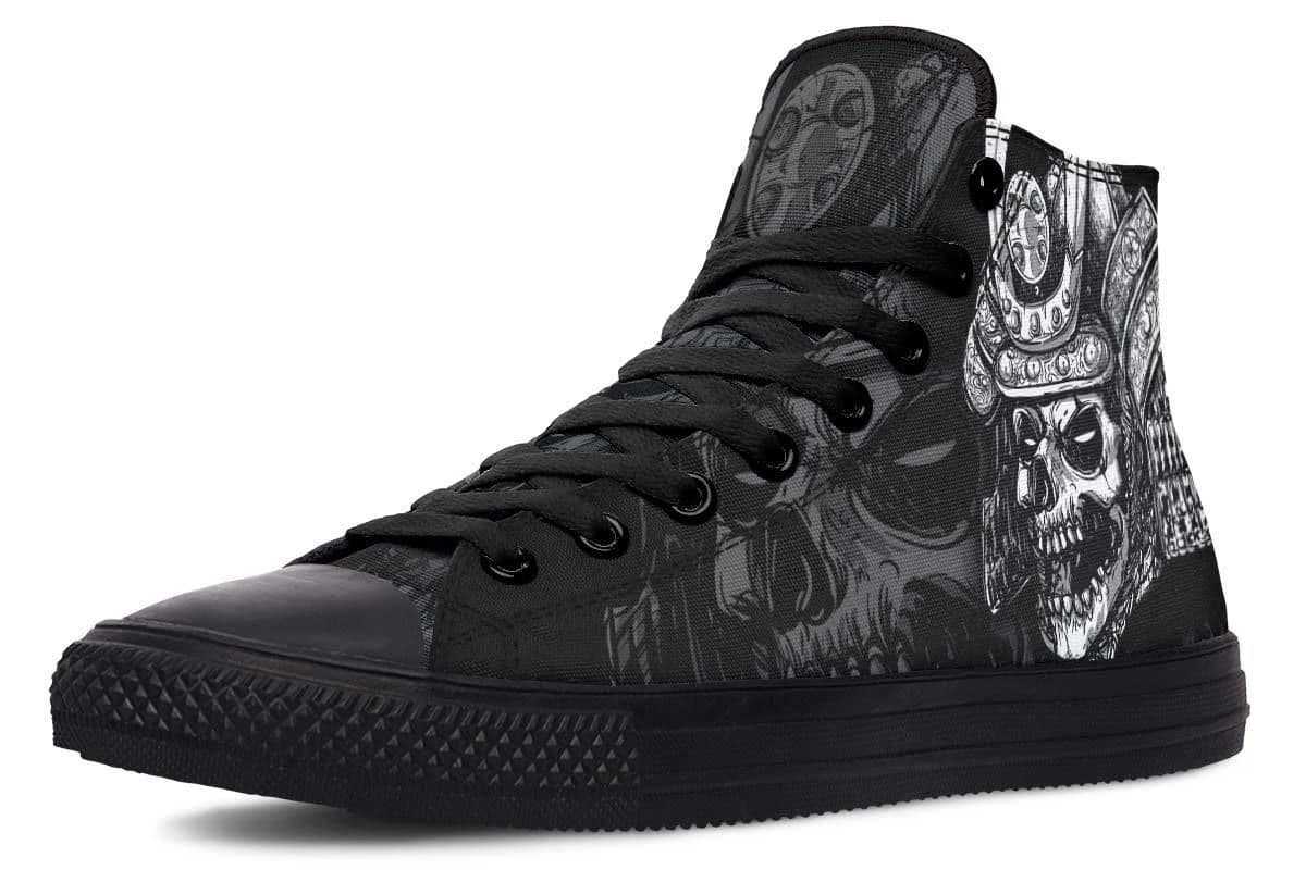 image-High Top Canvas Shoes For Printing Lovers
