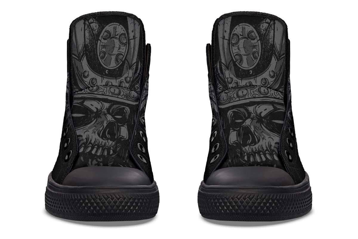 image-High Top Canvas Shoes For Printing Lovers