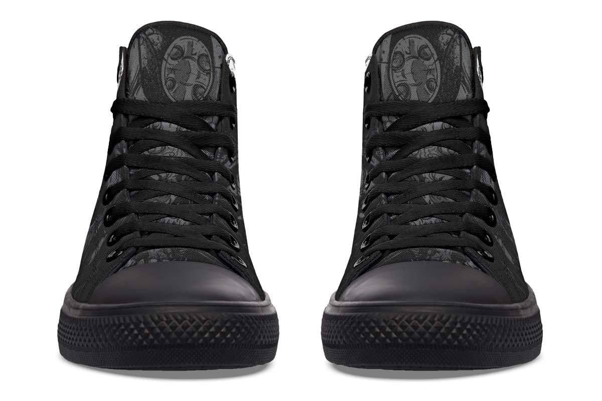 image-High Top Canvas Shoes For Printing Lovers
