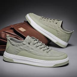 image-Breathable Canvas Men's Shoes Thin Type Sports And Leisure