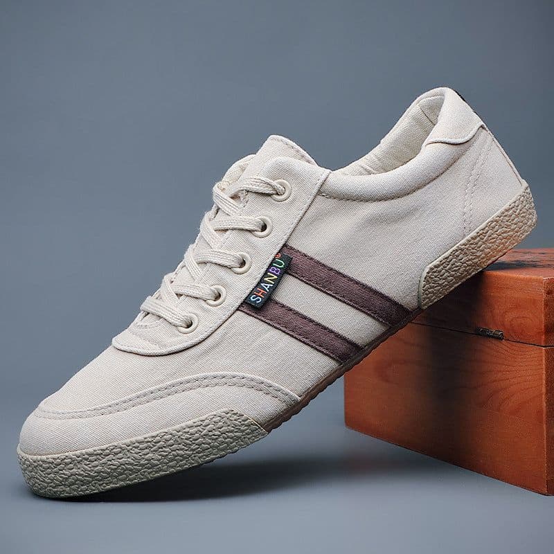 image-Casual Men's Versatile New Breathable Low Top Canvas Shoes
