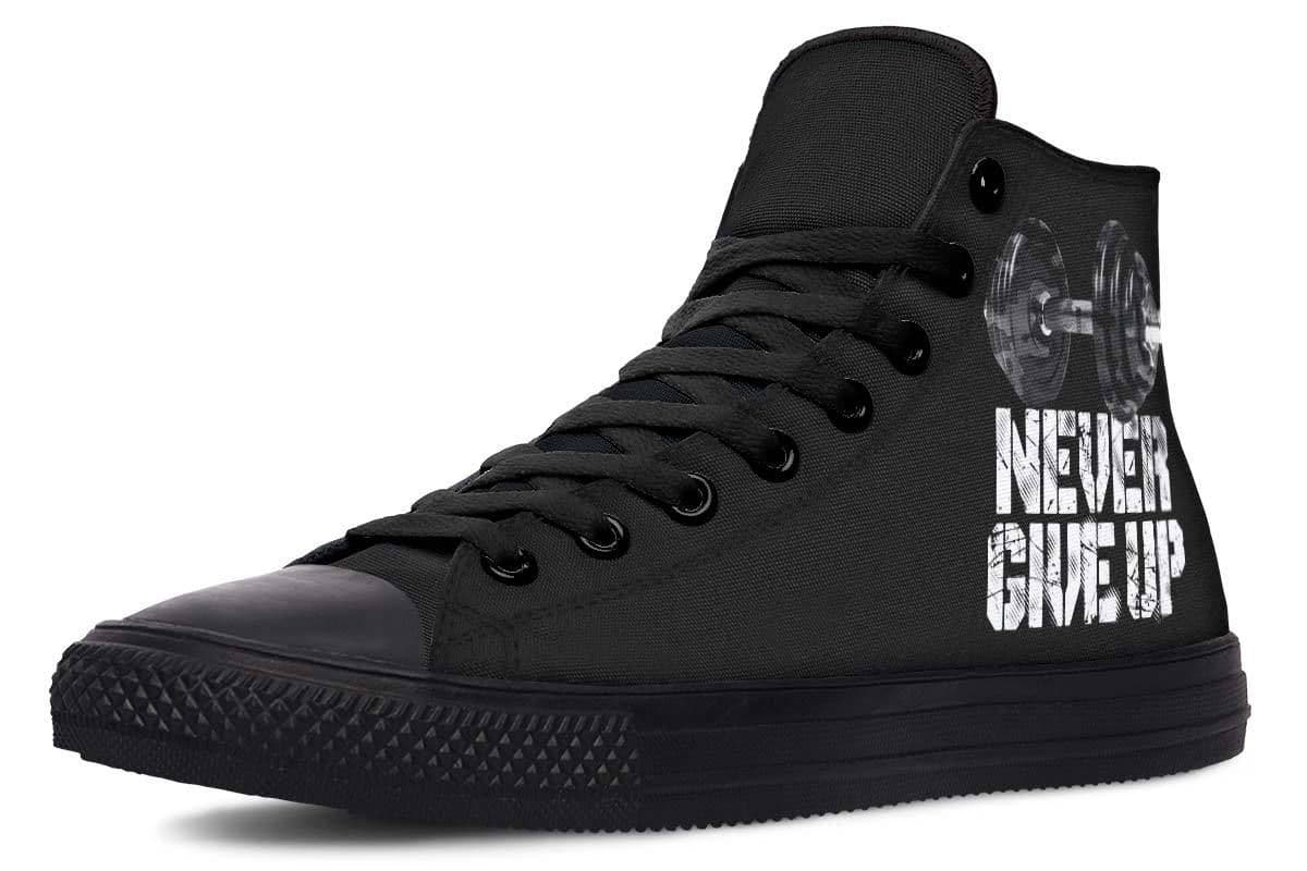 image-Printed Couple High-top Canvas Shoes