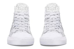 image-Printed Couple High-top Canvas Shoes