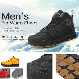 image-New Outdoor Climbing Cotton Shoes With Plush For Warmth