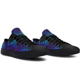 image-Fashion Printed Couple High Top Canvas Shoes