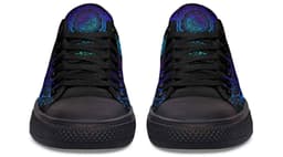 image-Fashion Printed Couple High Top Canvas Shoes