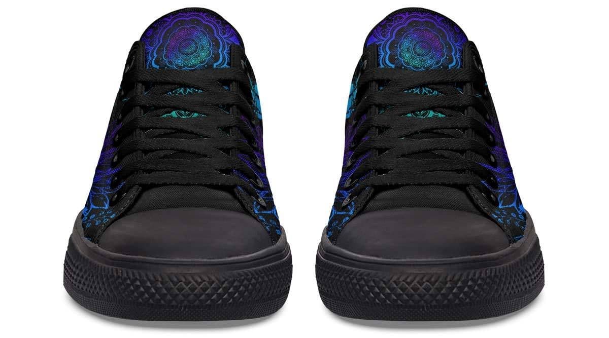 image-Fashion Printed Couple High Top Canvas Shoes