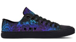 image-Fashion Printed Couple High Top Canvas Shoes
