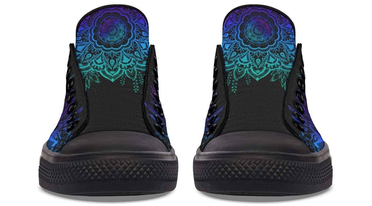 image-Fashion Printed Couple High Top Canvas Shoes