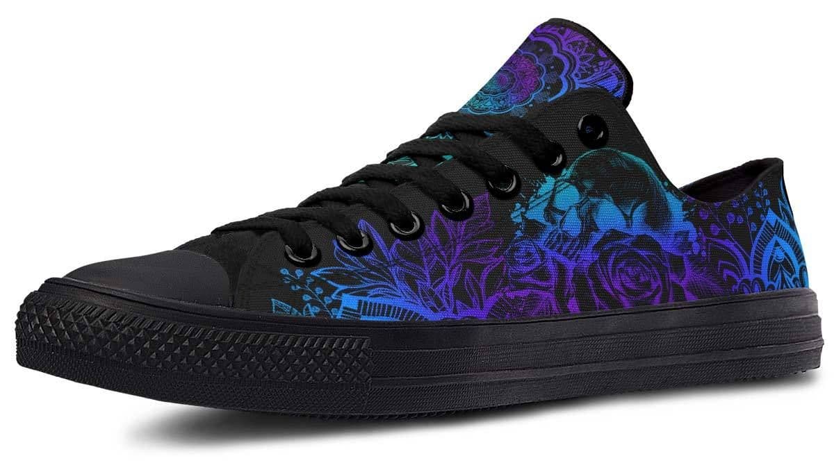 image-Fashion Printed Couple High Top Canvas Shoes