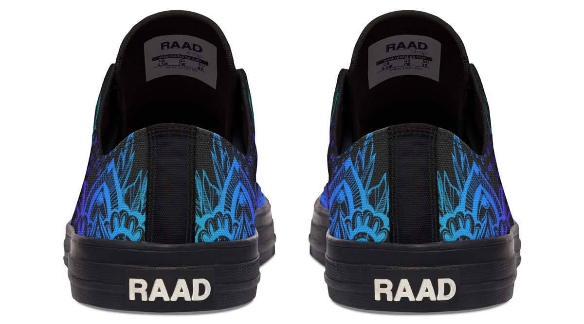 image-Fashion Printed Couple High Top Canvas Shoes