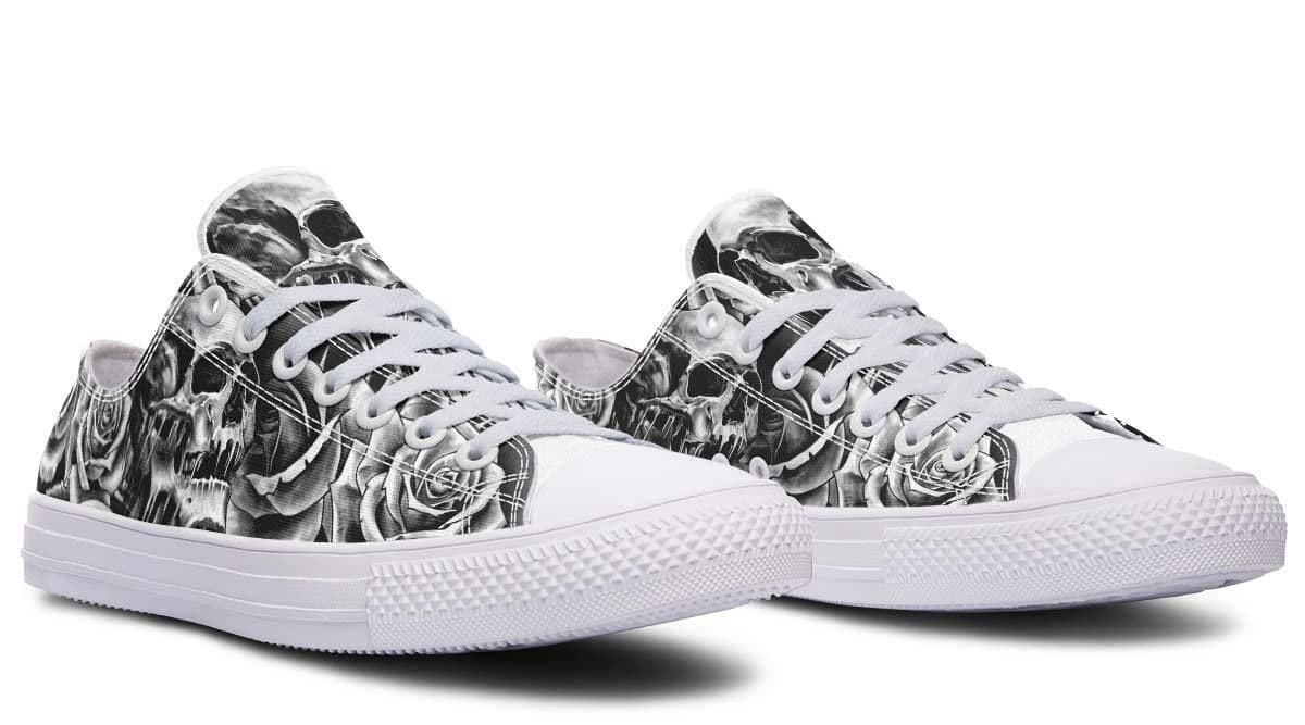 image-Fashion Printed Couple High Top Canvas Shoes