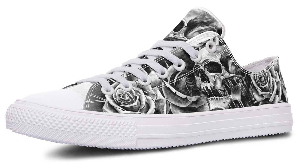 image-Fashion Printed Couple High Top Canvas Shoes