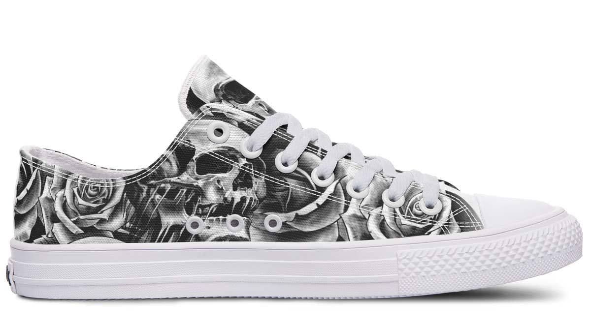image-Fashion Printed Couple High Top Canvas Shoes