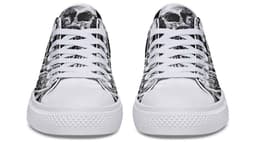 image-Fashion Printed Couple High Top Canvas Shoes