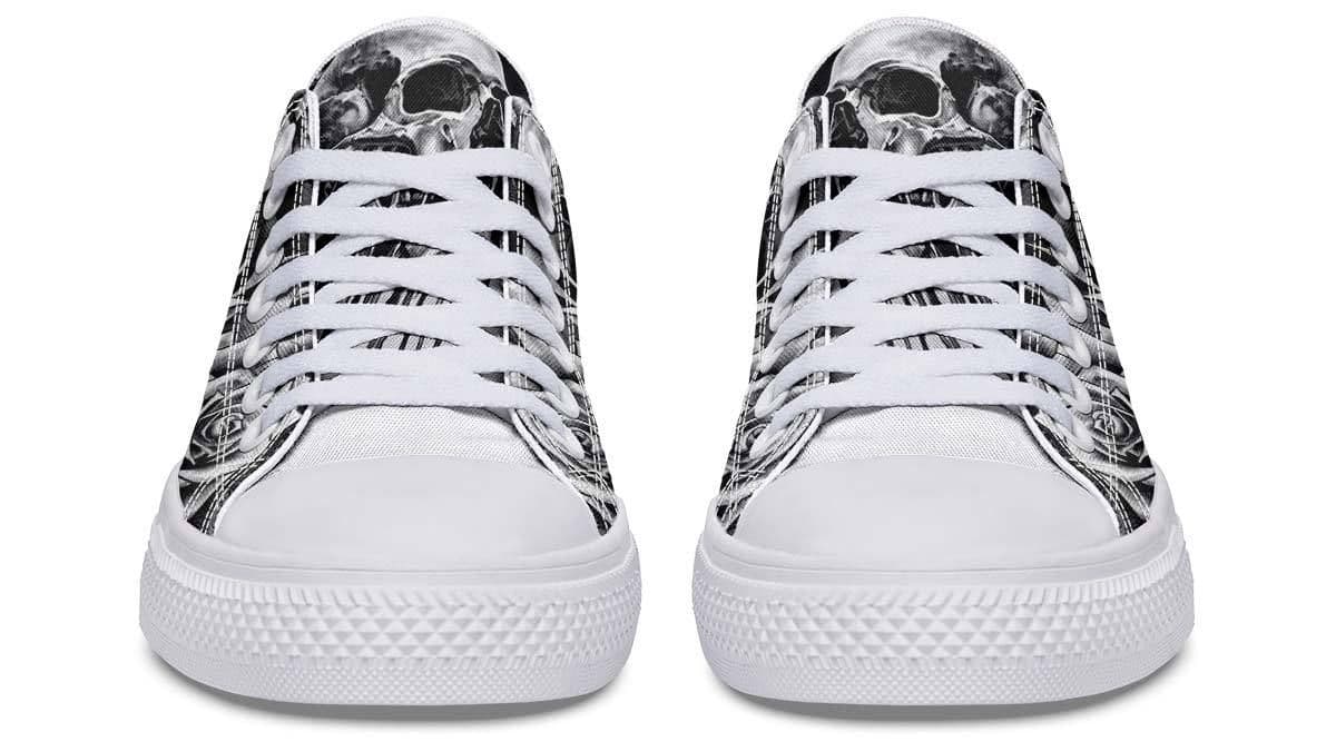 image-Fashion Printed Couple High Top Canvas Shoes