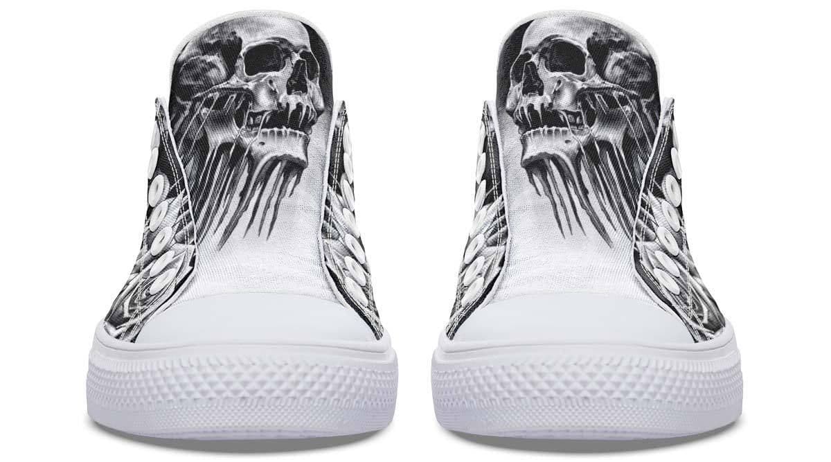 image-Fashion Printed Couple High Top Canvas Shoes