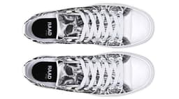 image-Fashion Printed Couple High Top Canvas Shoes
