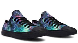 image-Fashion Printed Couple High Top Canvas Shoes