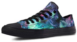 image-Fashion Printed Couple High Top Canvas Shoes
