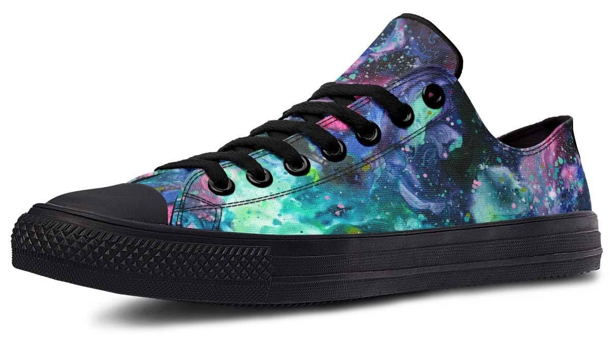 image-Fashion Printed Couple High Top Canvas Shoes