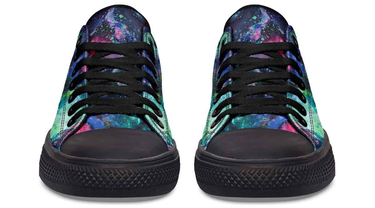image-Fashion Printed Couple High Top Canvas Shoes