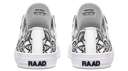 image-Fashion Printed Couple High Top Canvas Shoes