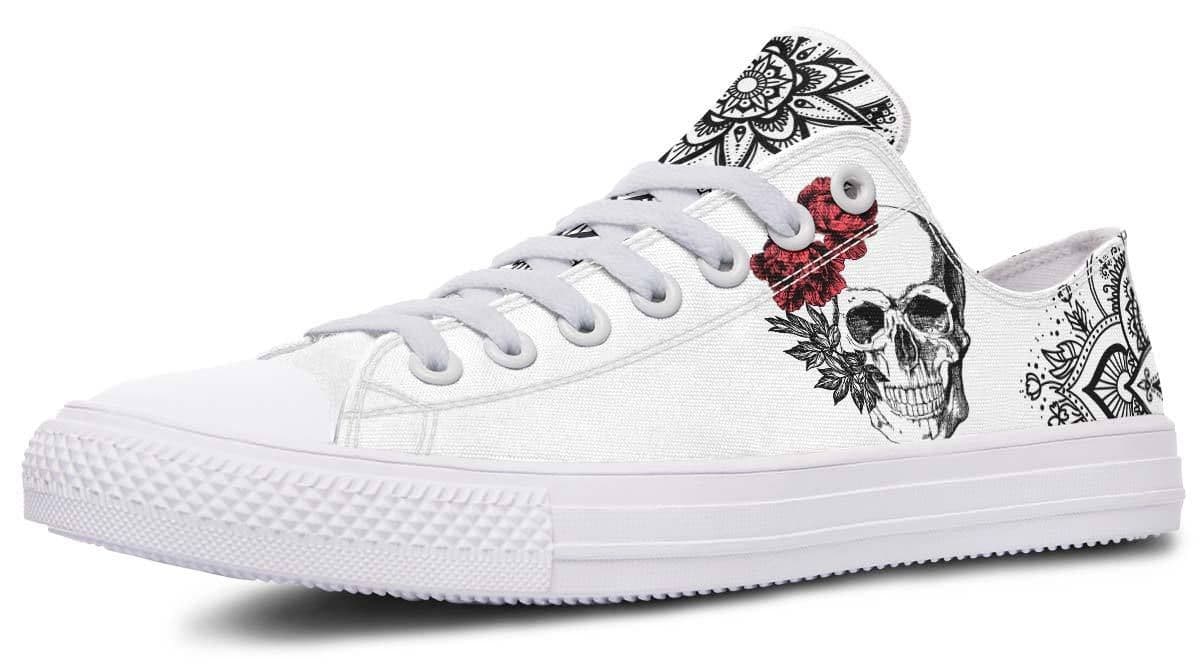 image-Fashion Printed Couple High Top Canvas Shoes