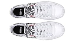 image-Fashion Printed Couple High Top Canvas Shoes