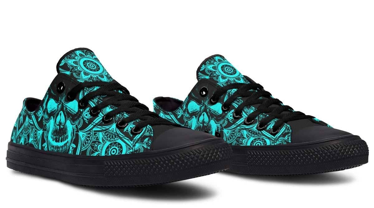 image-Fashion Printed Couple High Top Canvas Shoes