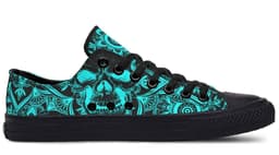 image-Fashion Printed Couple High Top Canvas Shoes