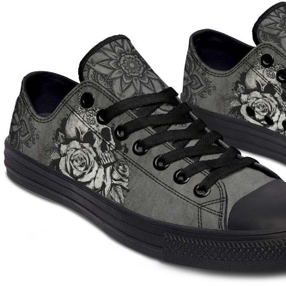 image-Fashion Printed Couple High Top Canvas Shoes