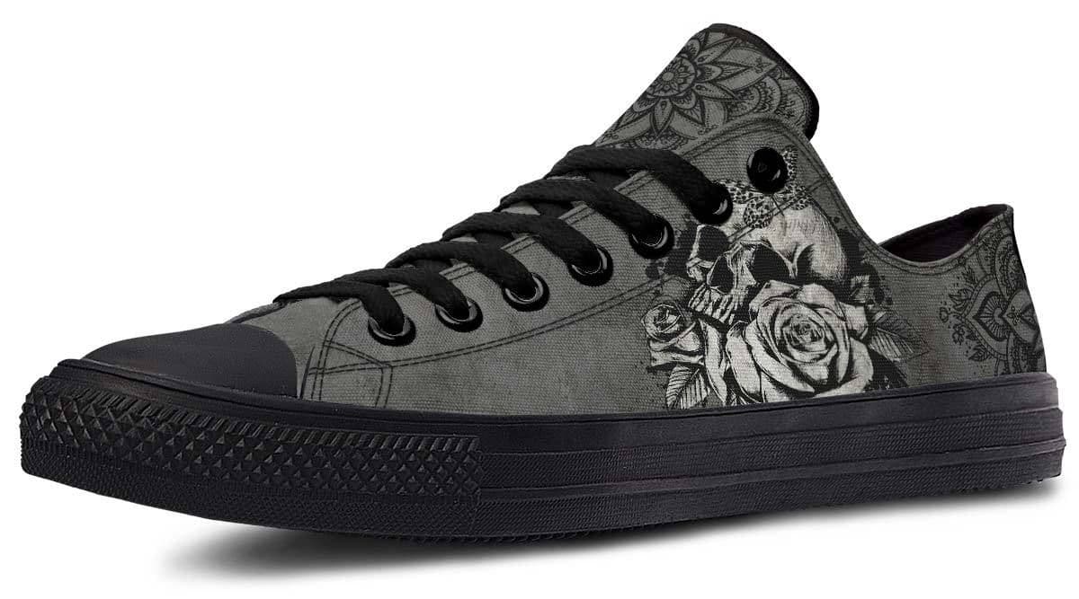 image-Fashion Printed Couple High Top Canvas Shoes