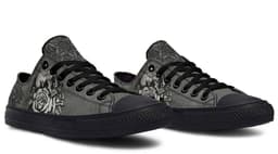 image-Fashion Printed Couple High Top Canvas Shoes