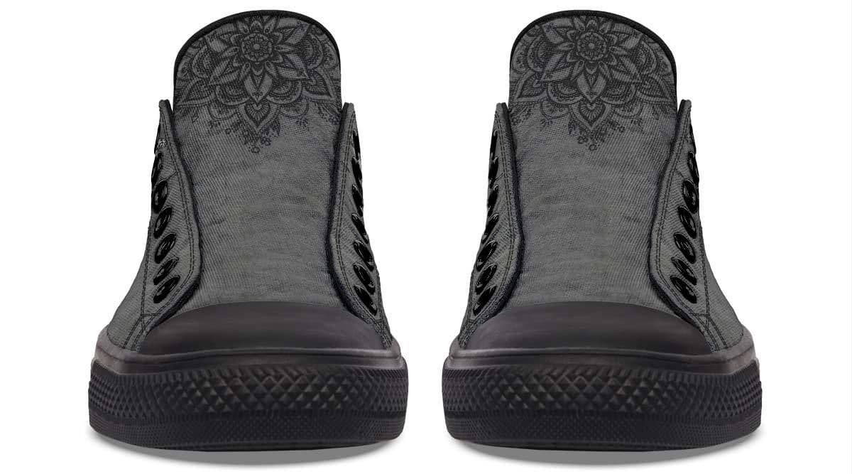 image-Fashion Printed Couple High Top Canvas Shoes
