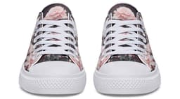 image-Fashion Printed Couple High Top Canvas Shoes