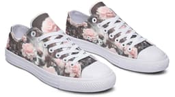 image-Fashion Printed Couple High Top Canvas Shoes