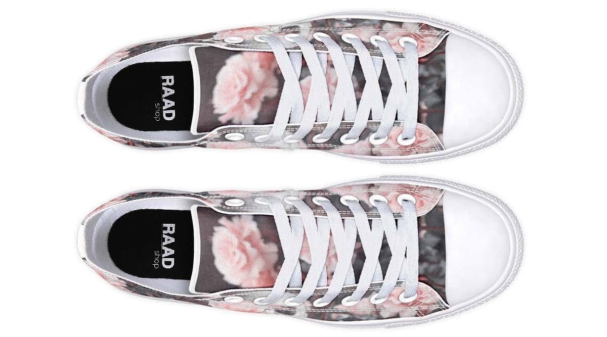 image-Fashion Printed Couple High Top Canvas Shoes