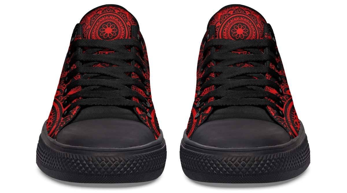 image-Fashion Printed Couple High Top Canvas Shoes