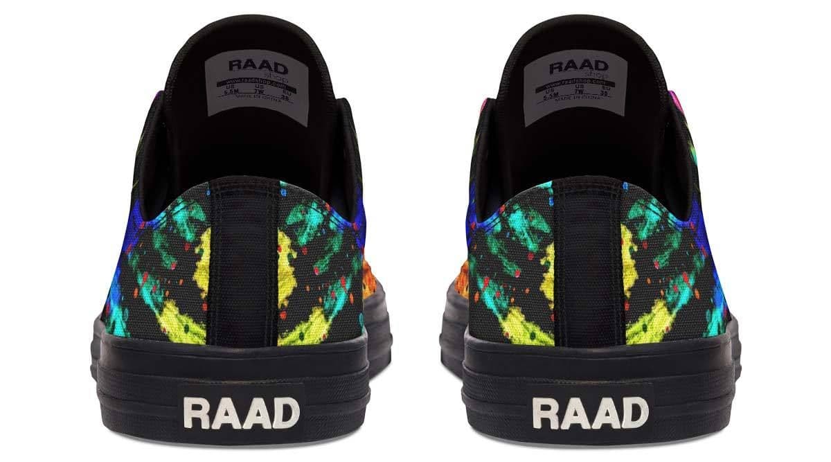 image-Fashion Printed Couple High Top Canvas Shoes