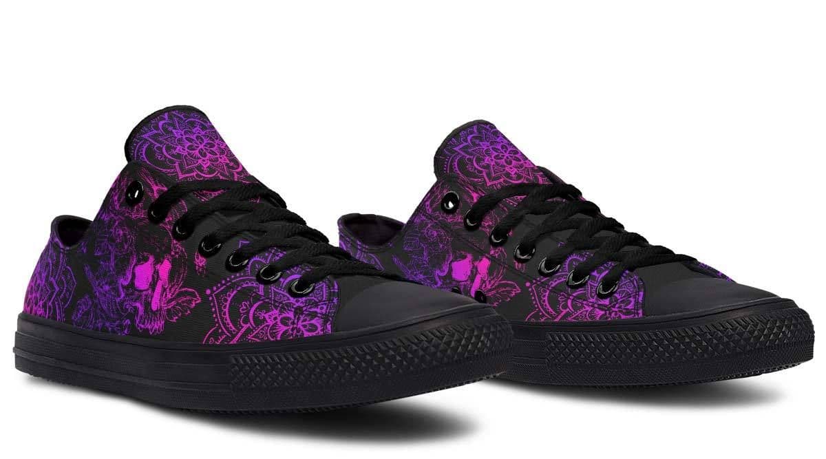 image-Fashion Printed Couple High Top Canvas Shoes