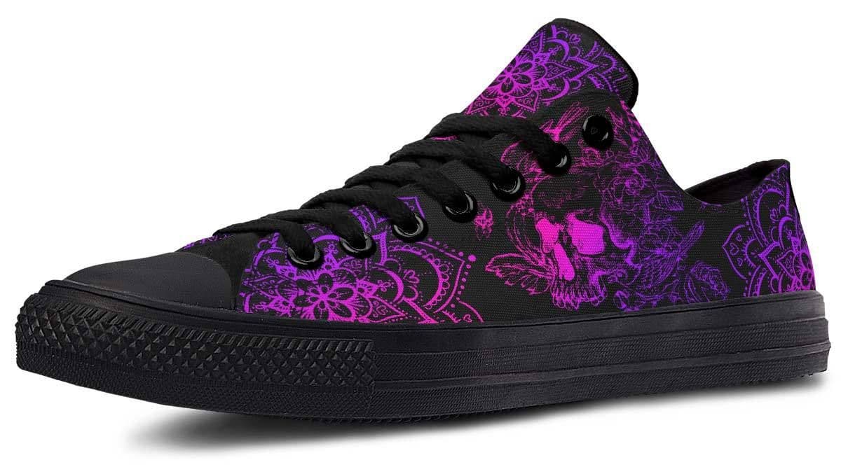 image-Fashion Printed Couple High Top Canvas Shoes