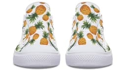 image-Fashion Printed Couple High Top Canvas Shoes