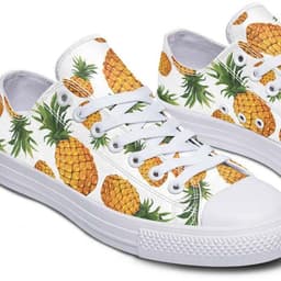 image-Fashion Printed Couple High Top Canvas Shoes