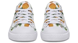 image-Fashion Printed Couple High Top Canvas Shoes