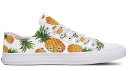 image-Fashion Printed Couple High Top Canvas Shoes