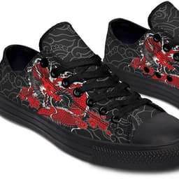 image-Fashion Printed Couple High Top Canvas Shoes