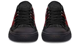 image-Fashion Printed Couple High Top Canvas Shoes